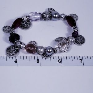 Premier Designs Jewelry - Passionista Purple and Silver Bracelet Premier Designs Jewelry - Passionista Purple and Silver Bracelet